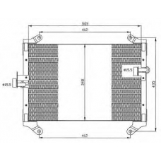 35494 NRF Конденсатор, кондиционер