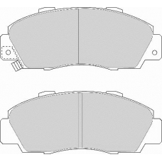 FD6591A NECTO Комплект тормозных колодок, дисковый тормоз