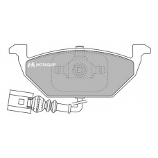 LVXL1015 MOTAQUIP Комплект тормозных колодок, дисковый тормоз