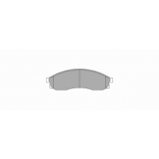 792 SIMER Комплект тормозных колодок, дисковый тормоз