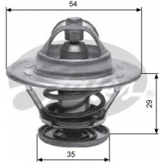 TH11287G1 GATES Термостат, охлаждающая жидкость