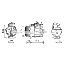 MSK635 AVA Компрессор, кондиционер