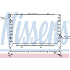 68804 NISSENS Радиатор, охлаждение двигателя
