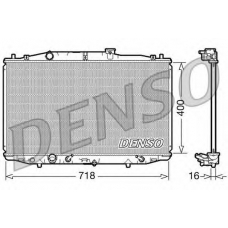 DRM40024 DENSO Радиатор, охлаждение двигателя