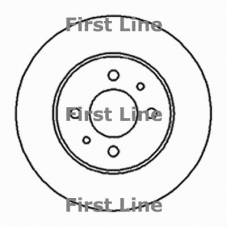 FBD304 FIRST LINE Тормозной диск