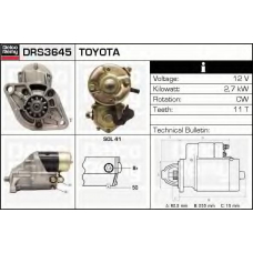 DRS3645 DELCO REMY Стартер