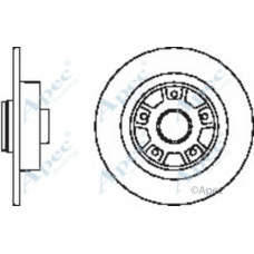DSK2378 APEC Тормозной диск