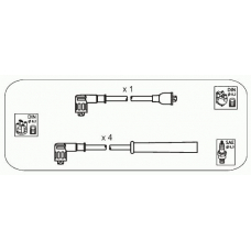 FS3 JANMOR Комплект проводов зажигания