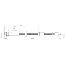 VBJ204 MOTAQUIP Тормозной шланг