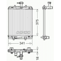 DRM21600 DENSO Радиатор, охлаждение двигателя