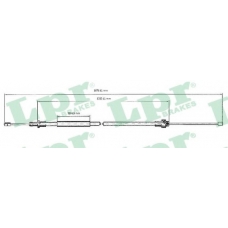 C0092B LPR Трос, стояночная тормозная система