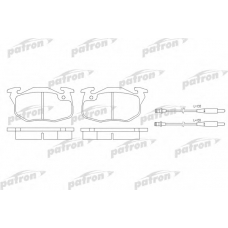PBP393 PATRON Комплект тормозных колодок, дисковый тормоз