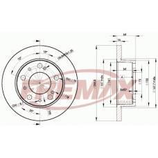 BD-4693 FREMAX Тормозной диск