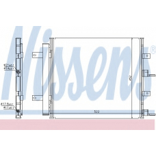 940117 NISSENS Конденсатор, кондиционер