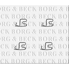 BBK1391 BORG & BECK Комплектующие, колодки дискового тормоза