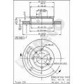 BS 8025 BRECO Тормозной диск