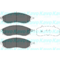KBP-5517 KAVO PARTS Комплект тормозных колодок, дисковый тормоз