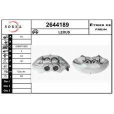 2644189 EAI Тормозной суппорт