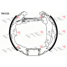 TK1723 FTE Комплект тормозных колодок