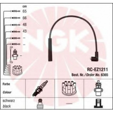 6365 NGK Комплект проводов зажигания