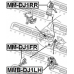 MMB-DJ1LH FEBEST Подвеска, двигатель