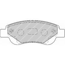 FD7189A NECTO Комплект тормозных колодок, дисковый тормоз