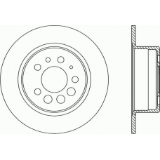 BDR1597.10 OPEN PARTS Тормозной диск