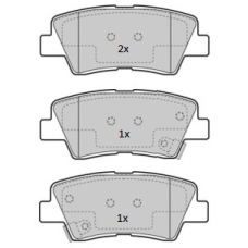 FBP-1846 FREMAX Комплект тормозных колодок, дисковый тормоз