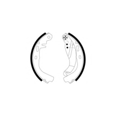 8DB 355 000-191 HELLA PAGID Комплект тормозных колодок