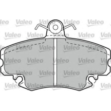 598002 VALEO Комплект тормозных колодок, дисковый тормоз