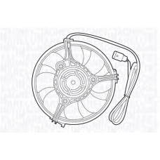069422529010 MAGNETI MARELLI Вентилятор, охлаждение двигателя