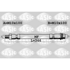 6604003 SASIC Тормозной шланг