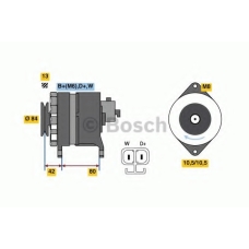 0 986 049 870 BOSCH Генератор
