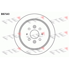 BS7543 FTE Тормозной диск