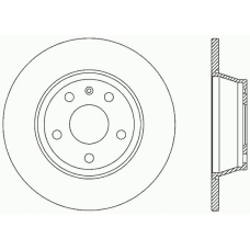 BDR2449.10 OPEN PARTS Тормозной диск