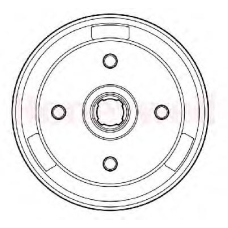 329176B BENDIX Тормозной барабан