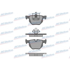 AC897181D AC Delco Комплект тормозных колодок, дисковый тормоз