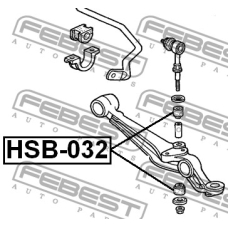 HSB-032 FEBEST Опора, стабилизатор