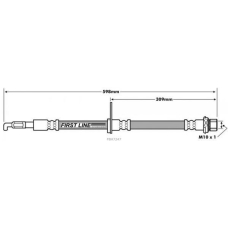 FBH7247 FIRST LINE Тормозной шланг