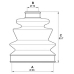 SJK7156.00 OPEN PARTS Комплект пылника, приводной вал
