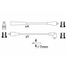 0 986 356 761 BOSCH Комплект проводов зажигания