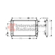 81002008 VAN WEZEL Радиатор, охлаждение двигателя