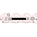 T 23 167 BREMBO Тормозной шланг