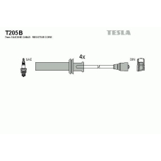 T205B TESLA Комплект проводов зажигания