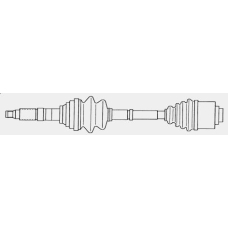 301852 LOEBRO Приводной вал