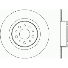 BDR2179.10 OPEN PARTS Тормозной диск