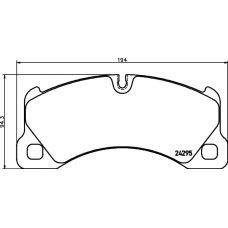 8DB 355 012-641 HELLA PAGID Комплект тормозных колодок, дисковый тормоз