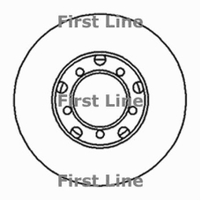 FBD445 FIRST LINE Тормозной диск