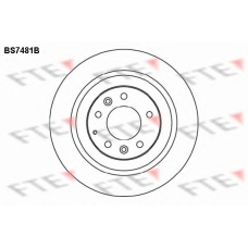 BS7481B FTE Тормозной диск
