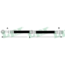 6T47442 LPR Тормозной шланг